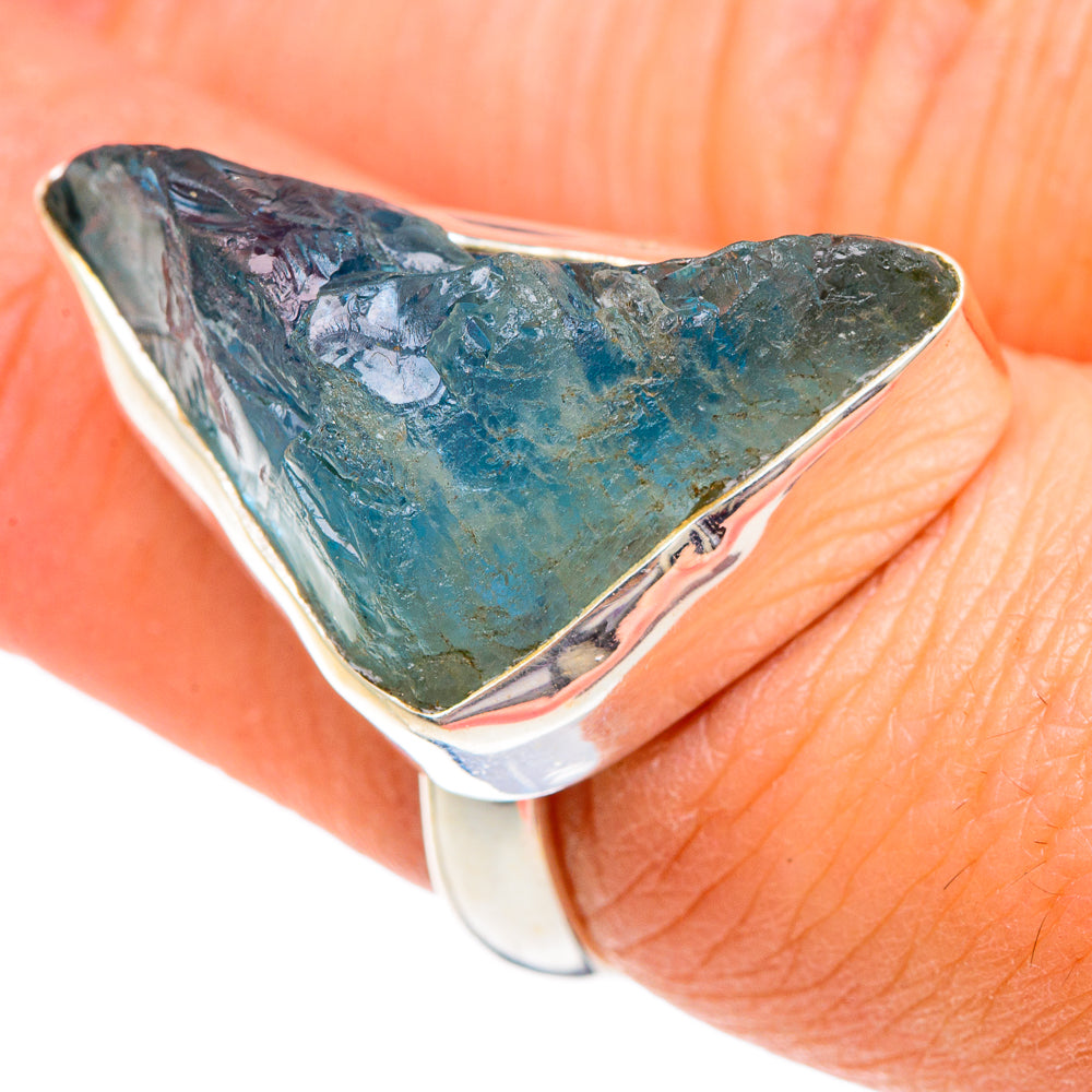 Aquamarine Rings handcrafted by Ana Silver Co - RING89844