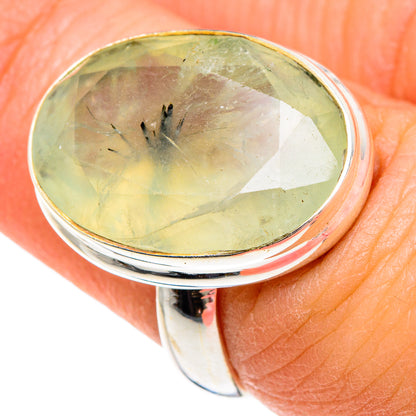 Prehnite Rings handcrafted by Ana Silver Co - RING89850