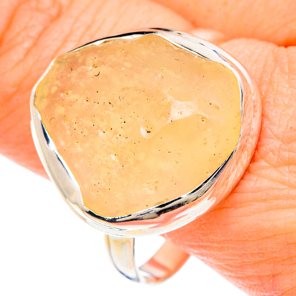 Libyan Glass Rings handcrafted by Ana Silver Co - RING89853