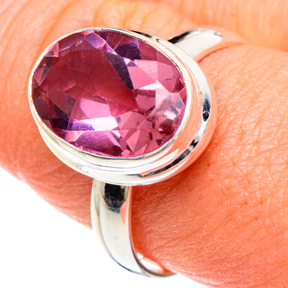 Color Change Alexandrite (Lab.) Rings handcrafted by Ana Silver Co - RING89862