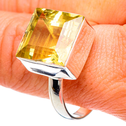 Lemon Quartz Rings handcrafted by Ana Silver Co - RING89868