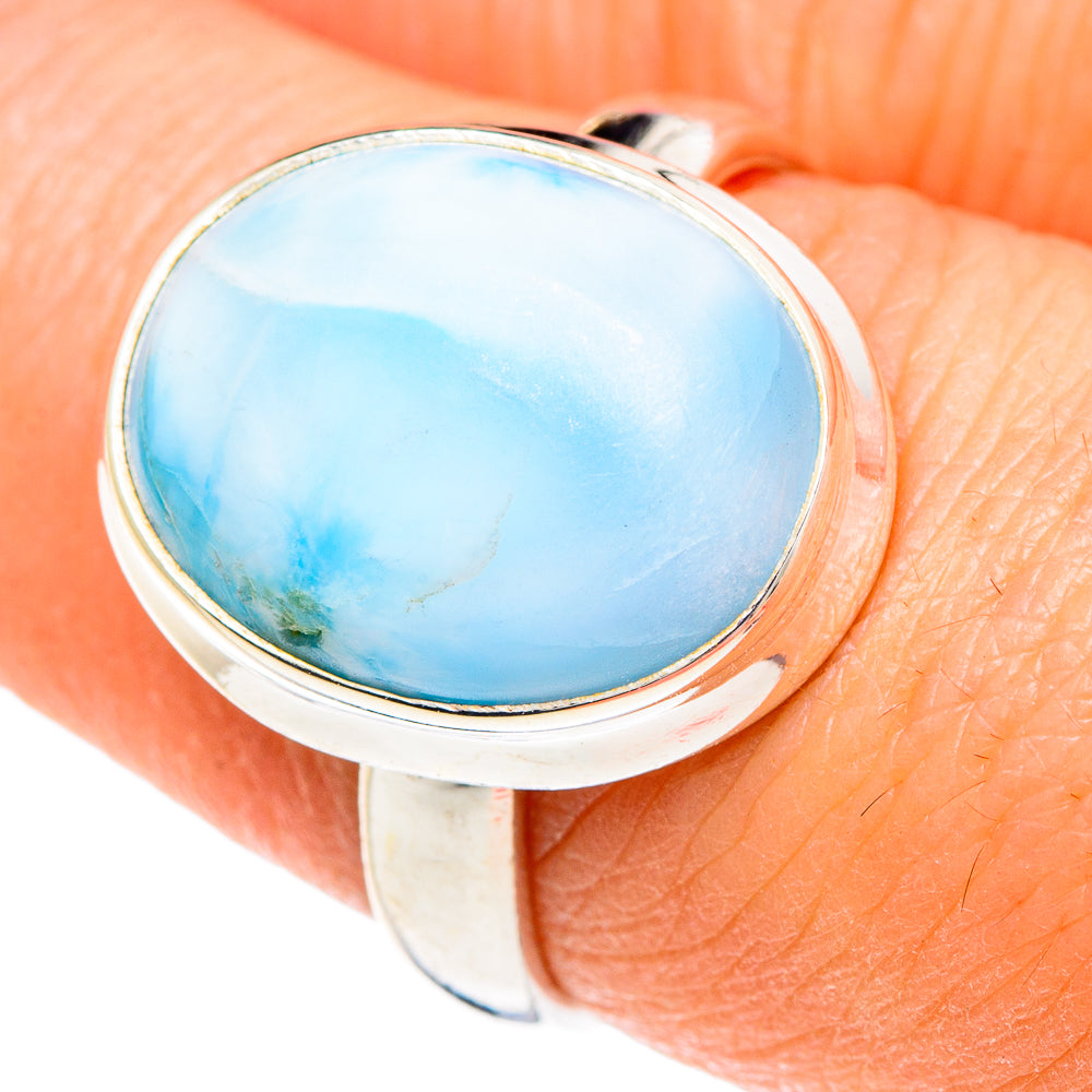 Larimar Rings handcrafted by Ana Silver Co - RING89872