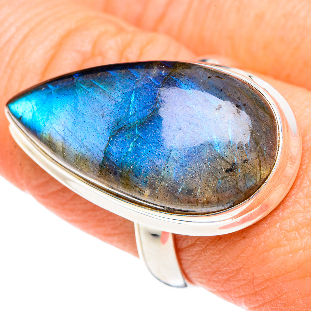 Labradorite Rings handcrafted by Ana Silver Co - RING89874