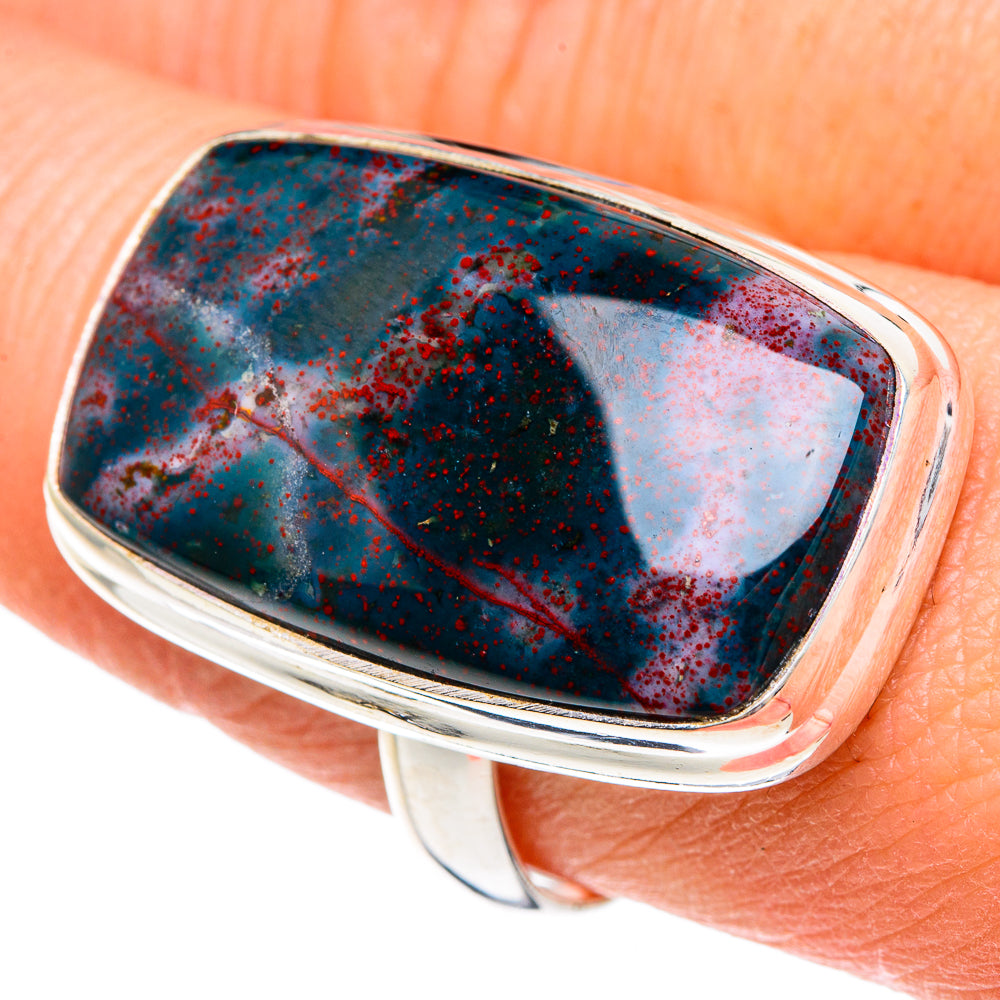 Bloodstone Rings handcrafted by Ana Silver Co - RING89881