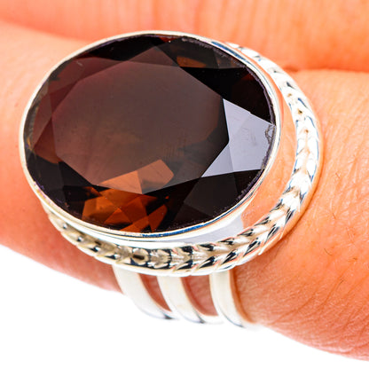 Smoky Quartz Rings handcrafted by Ana Silver Co - RING89886