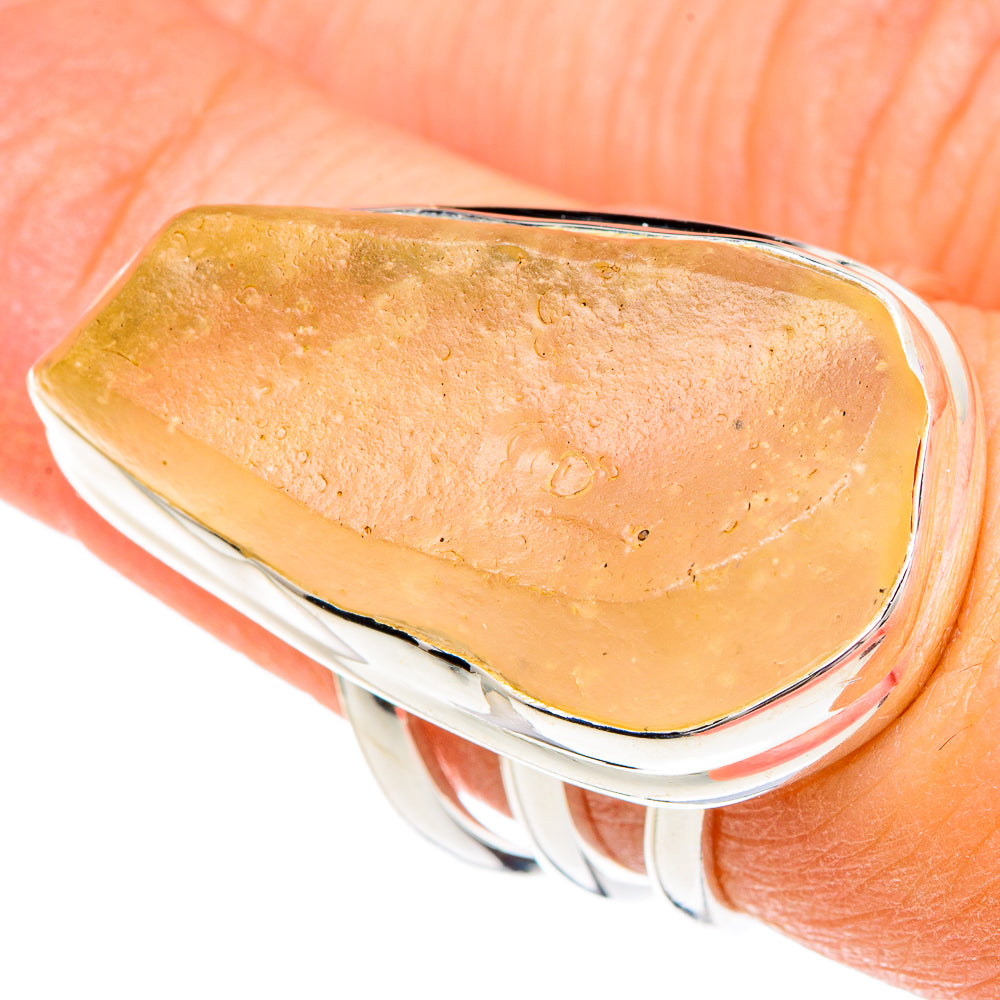 Libyan Glass Rings handcrafted by Ana Silver Co - RING89888