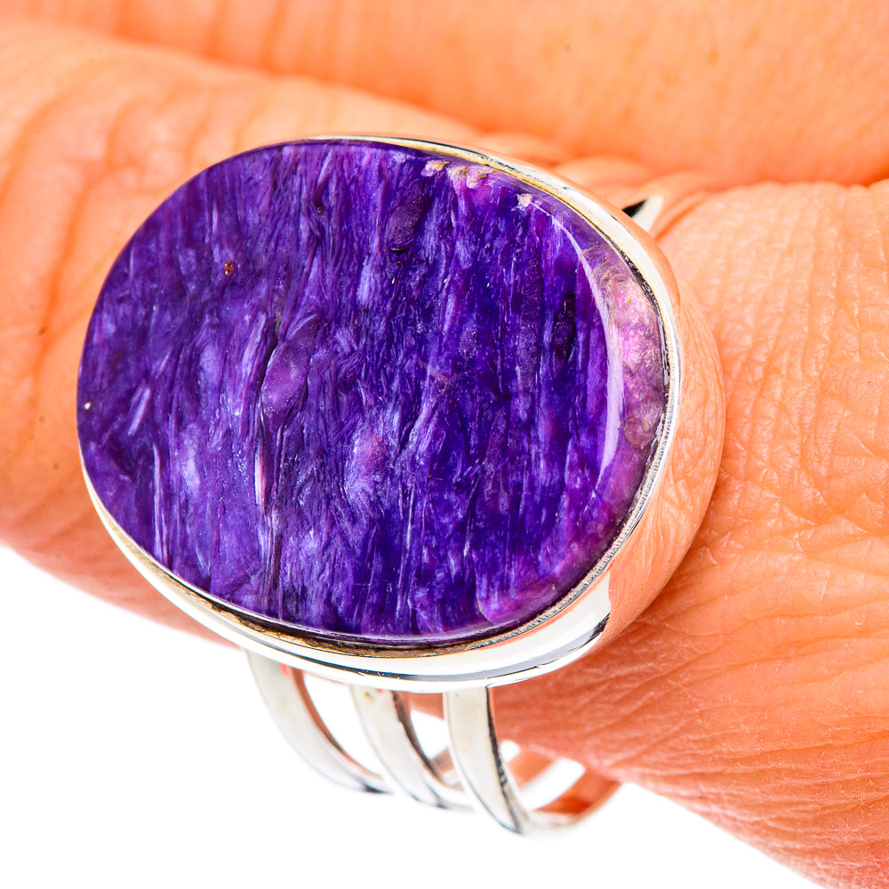 Charoite Rings handcrafted by Ana Silver Co - RING89891