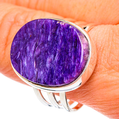 Charoite Rings handcrafted by Ana Silver Co - RING89891