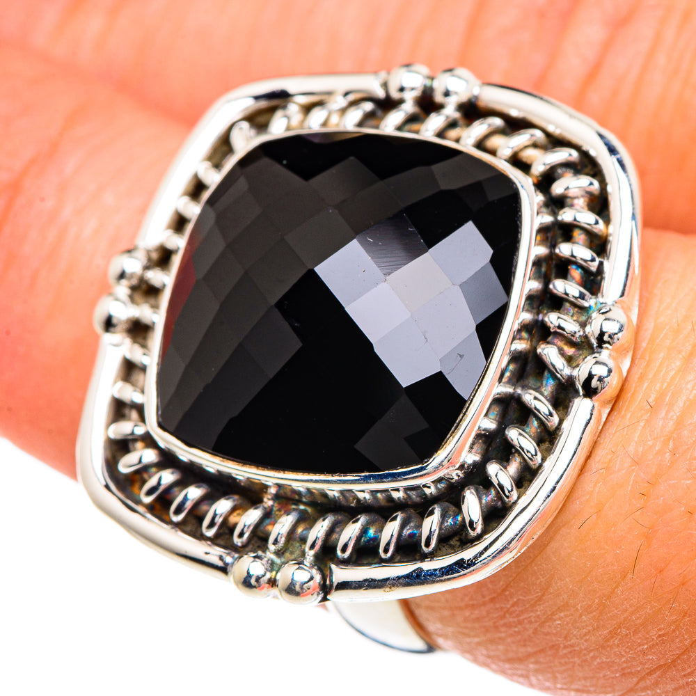 Black Onyx Rings handcrafted by Ana Silver Co - RING89899
