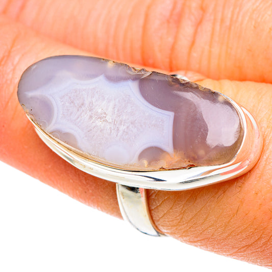 White Geode Slice Rings handcrafted by Ana Silver Co - RING89902