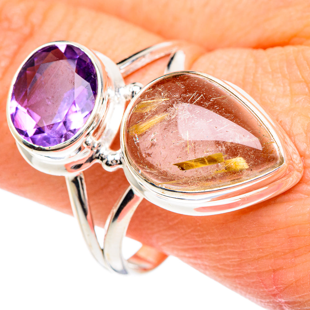 Rutilated Quartz Rings handcrafted by Ana Silver Co - RING89904