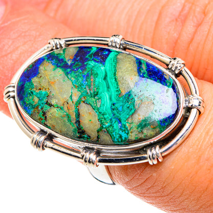 Azurite Rings handcrafted by Ana Silver Co - RING89906
