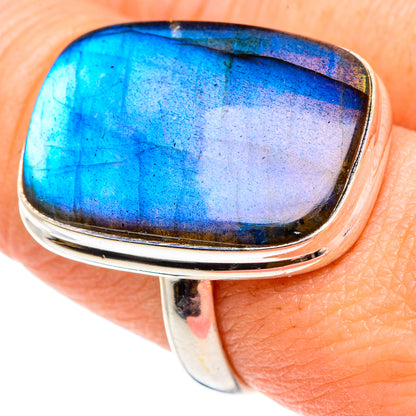 Labradorite Rings handcrafted by Ana Silver Co - RING89914