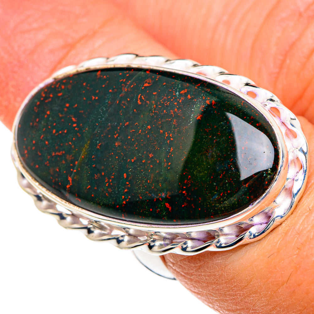 Bloodstone Rings handcrafted by Ana Silver Co - RING89921