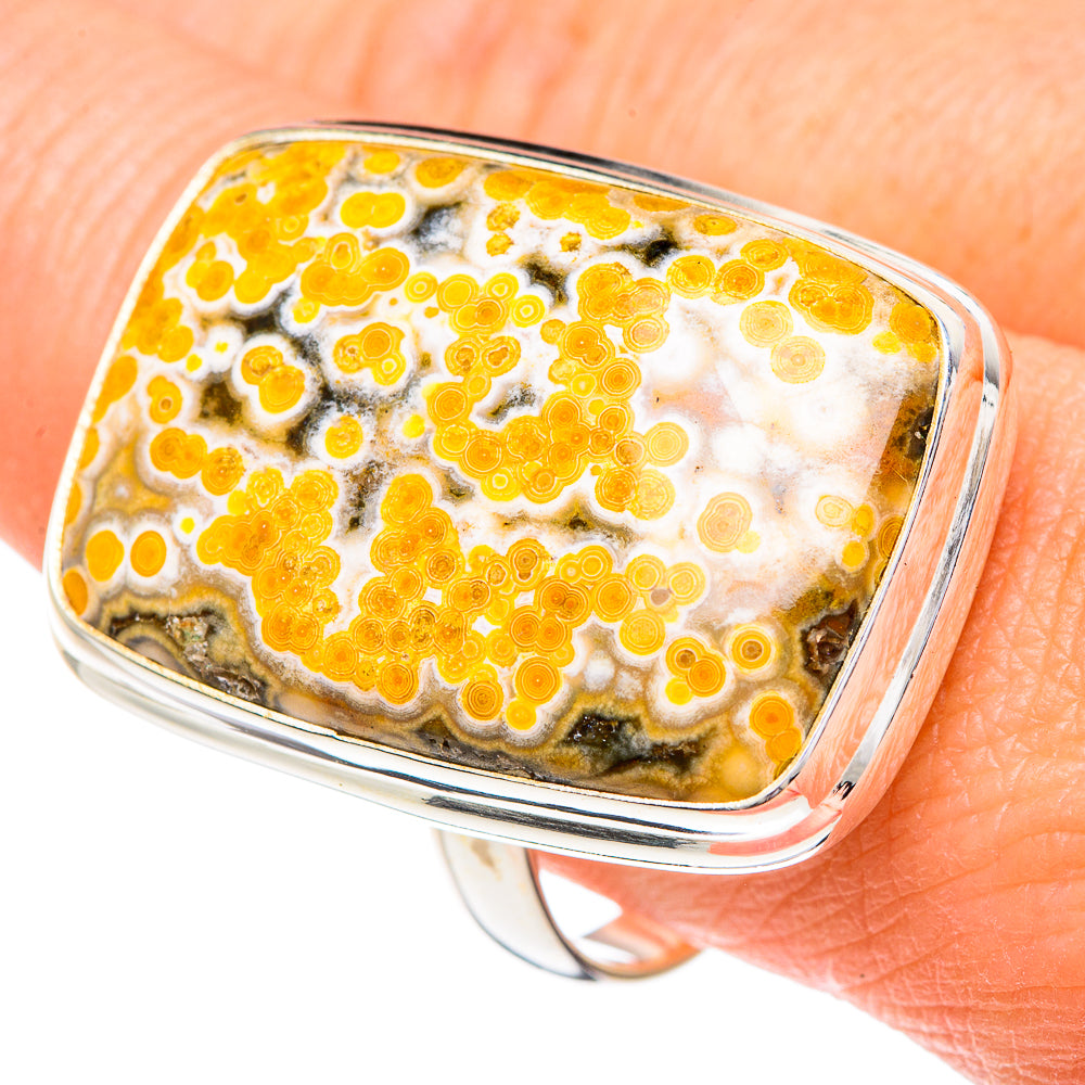 Ocean Jasper Rings handcrafted by Ana Silver Co - RING89922