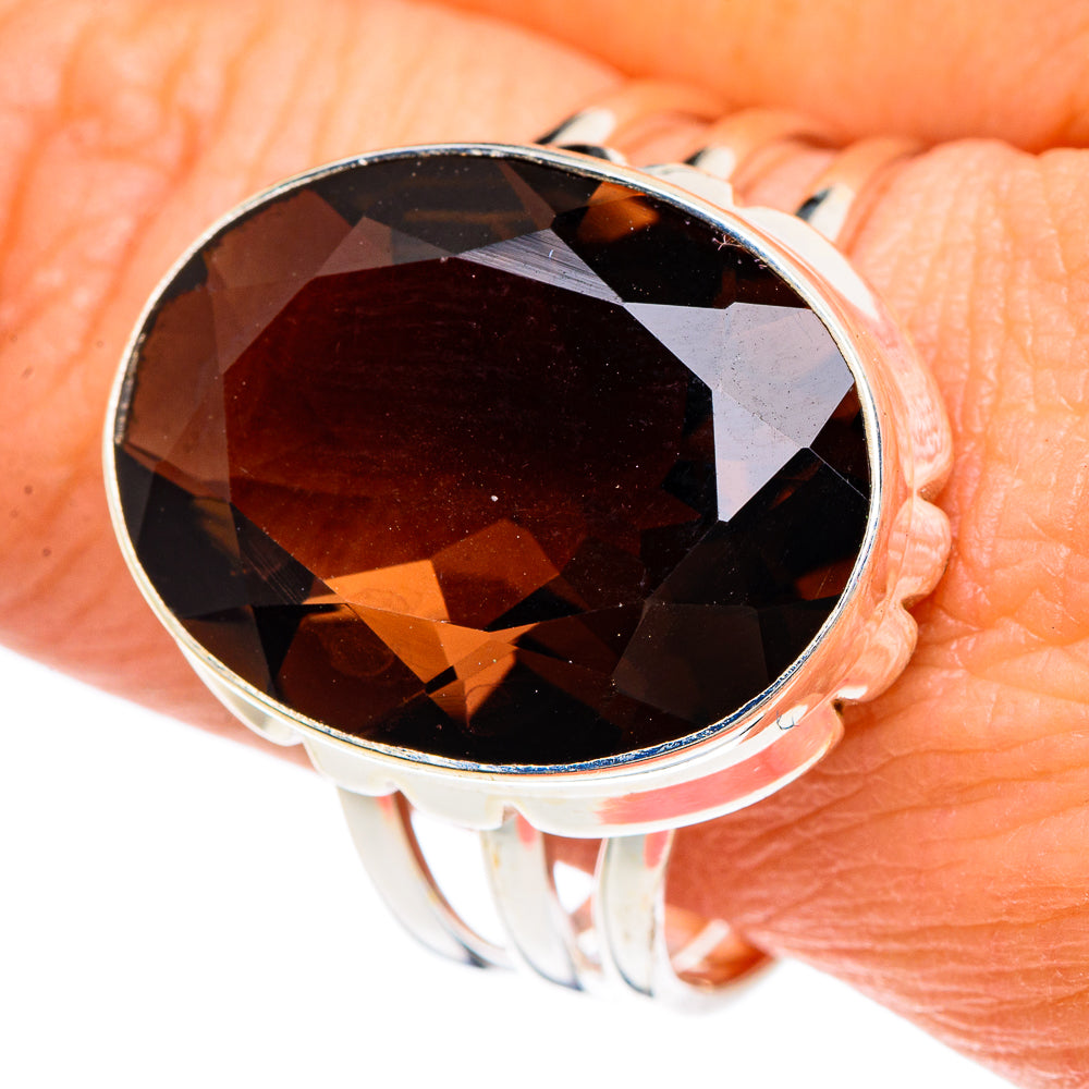 Smoky Quartz Rings handcrafted by Ana Silver Co - RING89928
