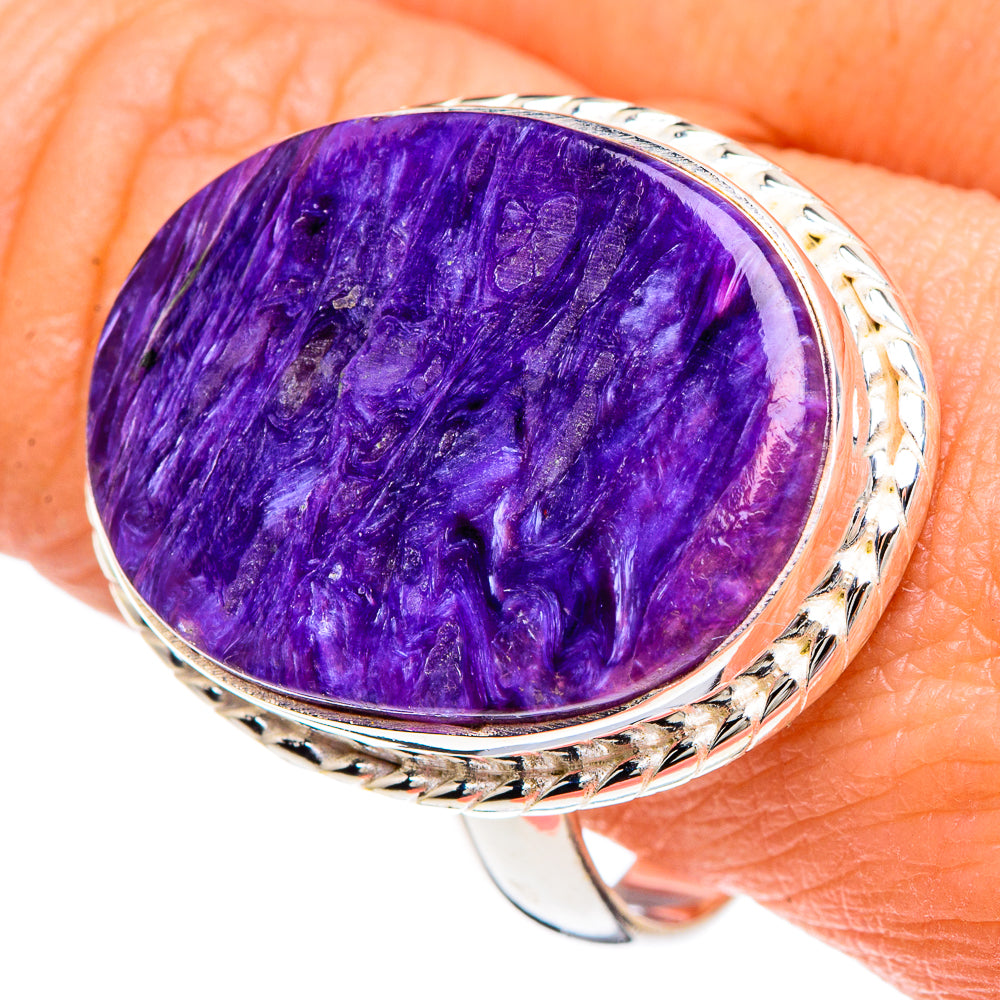 Charoite Rings handcrafted by Ana Silver Co - RING89940