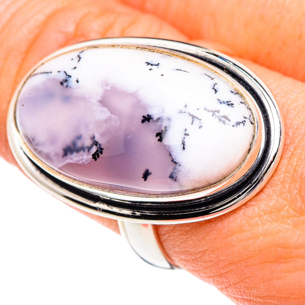 Dendritic Opal Rings handcrafted by Ana Silver Co - RING89943