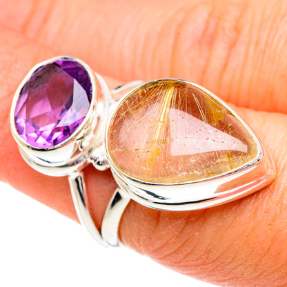 Rutilated Quartz Rings handcrafted by Ana Silver Co - RING89949