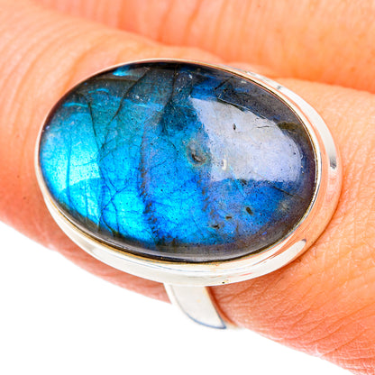 Labradorite Rings handcrafted by Ana Silver Co - RING89957