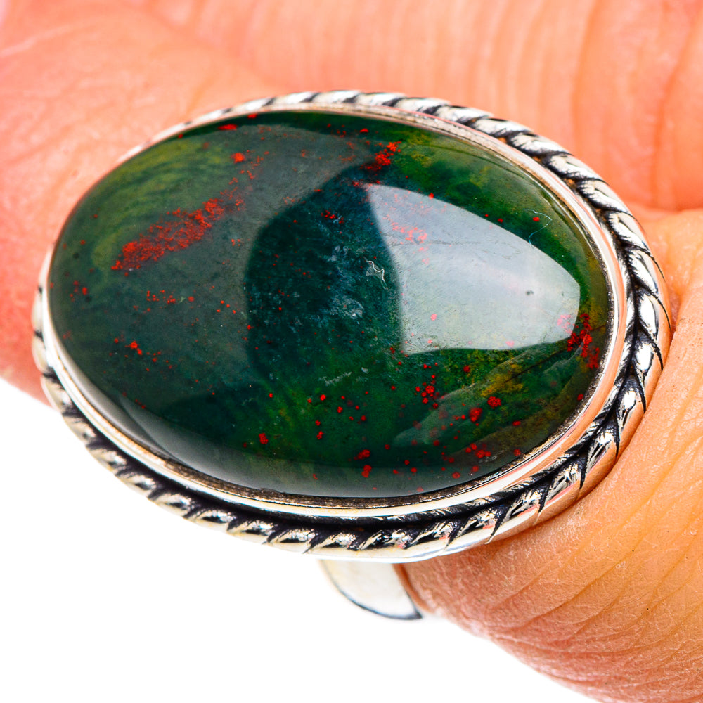 Bloodstone Rings handcrafted by Ana Silver Co - RING89961