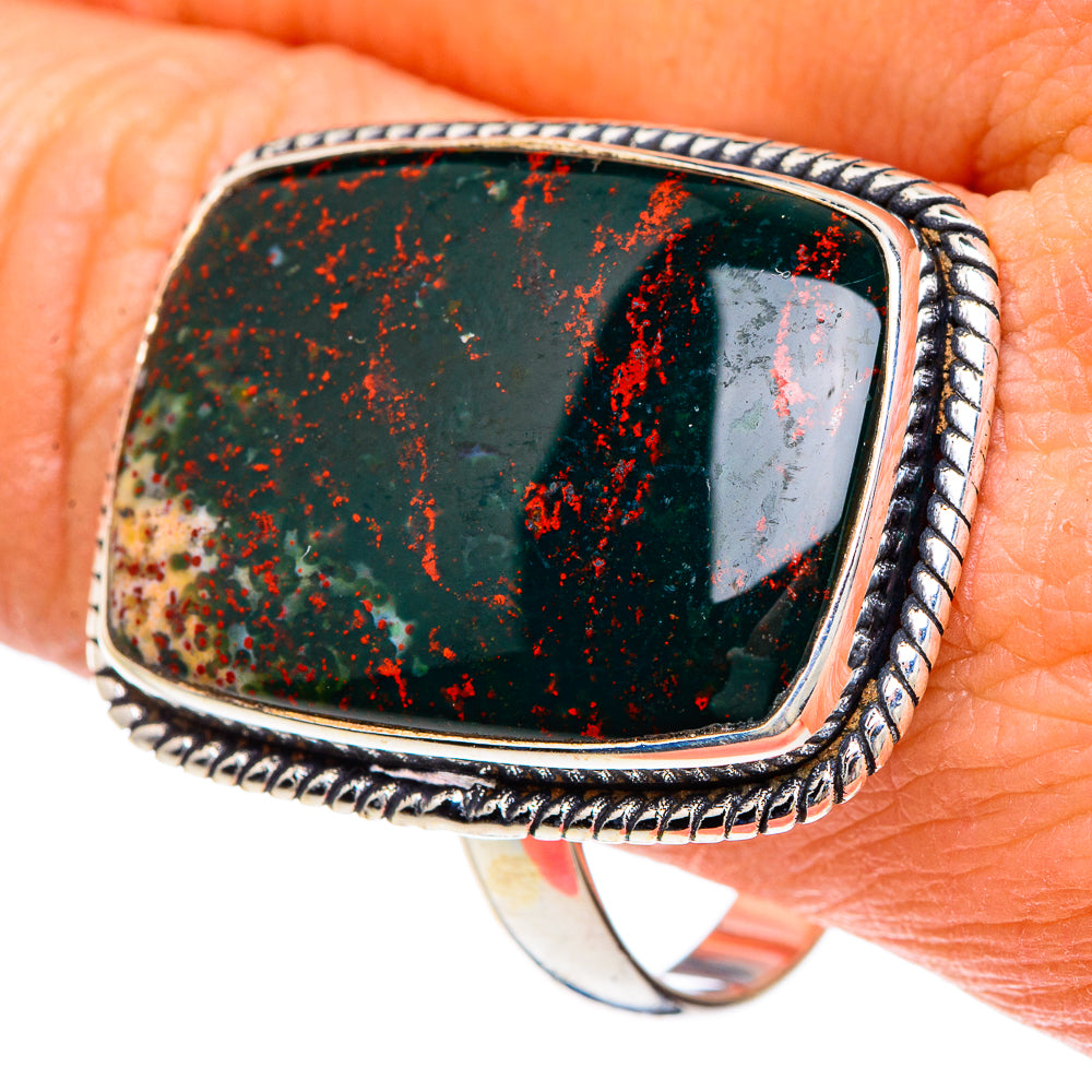 Bloodstone Rings handcrafted by Ana Silver Co - RING89962