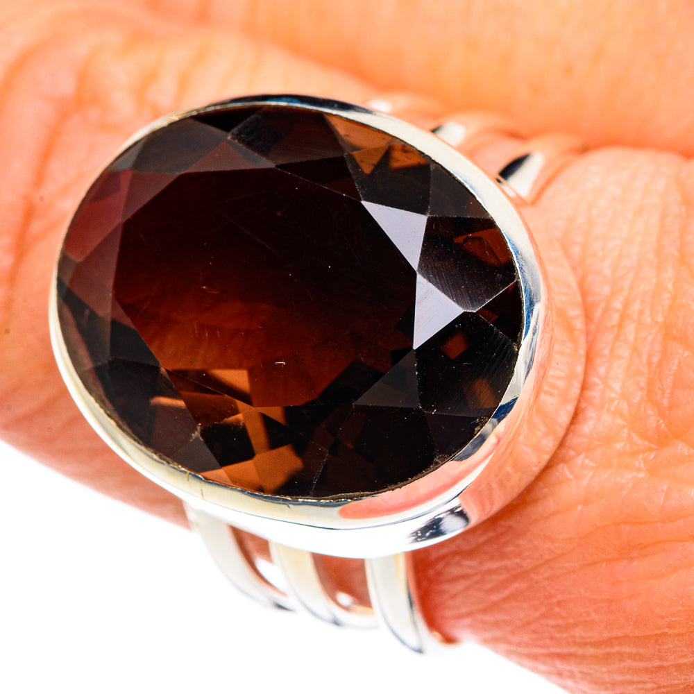 Smoky Quartz Rings handcrafted by Ana Silver Co - RING89968