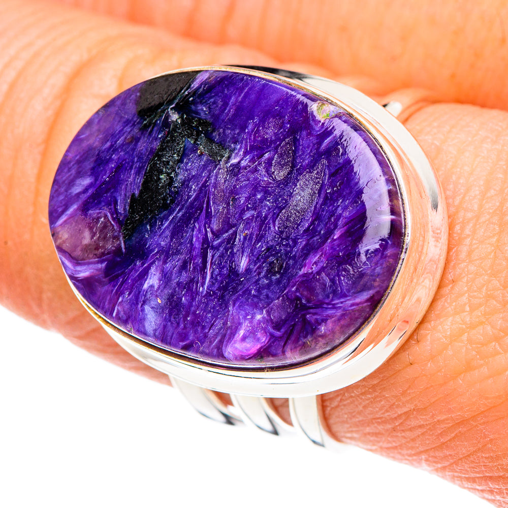 Charoite Rings handcrafted by Ana Silver Co - RING89972