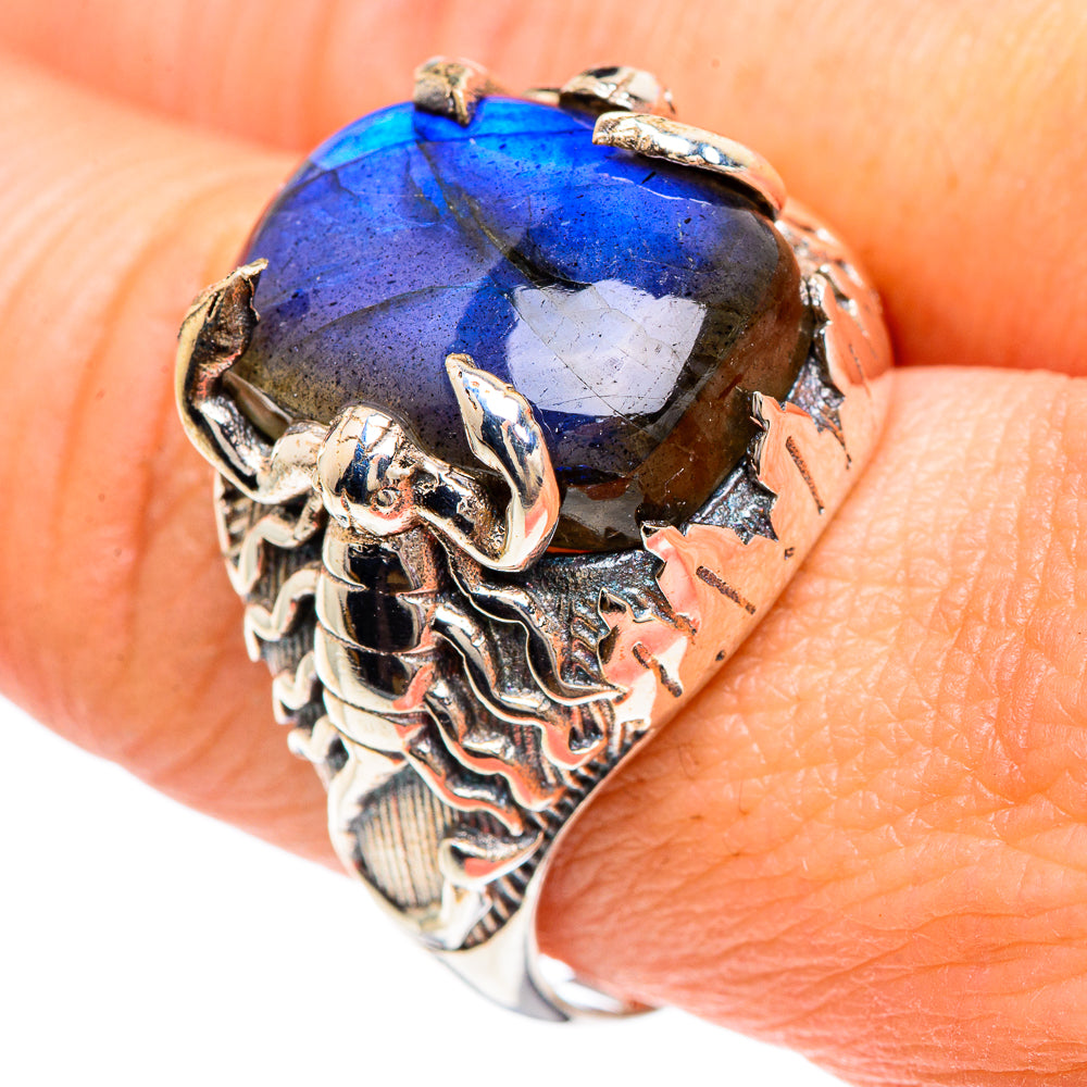 Labradorite Rings handcrafted by Ana Silver Co - RING89986