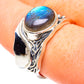 Labradorite Rings handcrafted by Ana Silver Co - RING89990