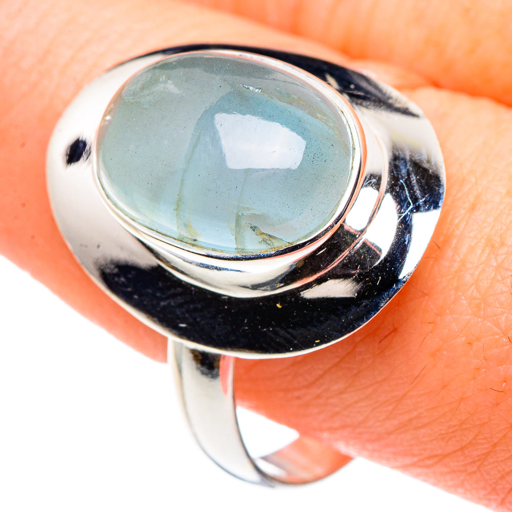 Aquamarine Rings handcrafted by Ana Silver Co - RING89993