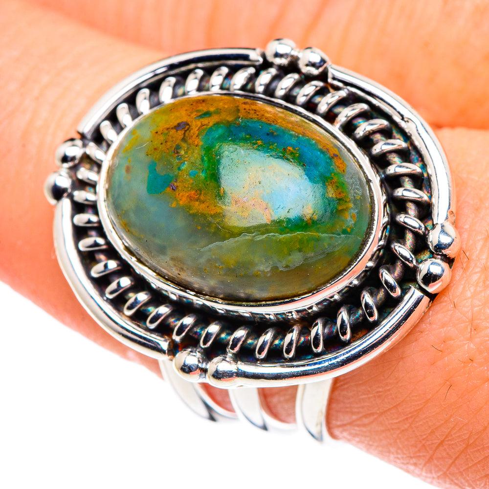Peruvian Opal Rings handcrafted by Ana Silver Co - RING89995