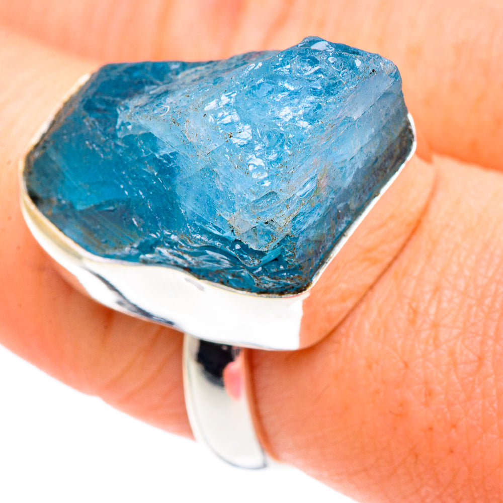Aquamarine Rings handcrafted by Ana Silver Co - RING89996