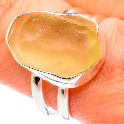 Libyan Glass Rings handcrafted by Ana Silver Co - RING90006