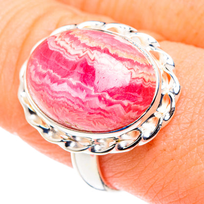 Rhodochrosite Rings handcrafted by Ana Silver Co - RING90009