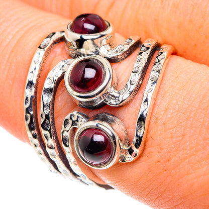 Garnet Rings handcrafted by Ana Silver Co - RING90012
