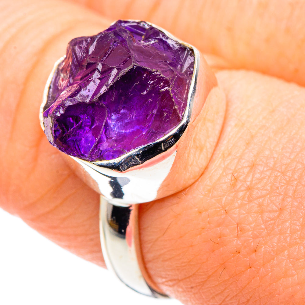 Amethyst Rings handcrafted by Ana Silver Co - RING90013