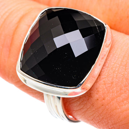 Black Onyx Rings handcrafted by Ana Silver Co - RING90017