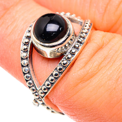 Black Onyx Rings handcrafted by Ana Silver Co - RING90018