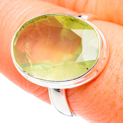 Prehnite Rings handcrafted by Ana Silver Co - RING90039