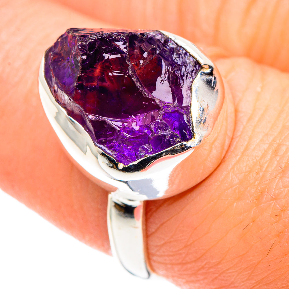 Amethyst Rings handcrafted by Ana Silver Co - RING90053