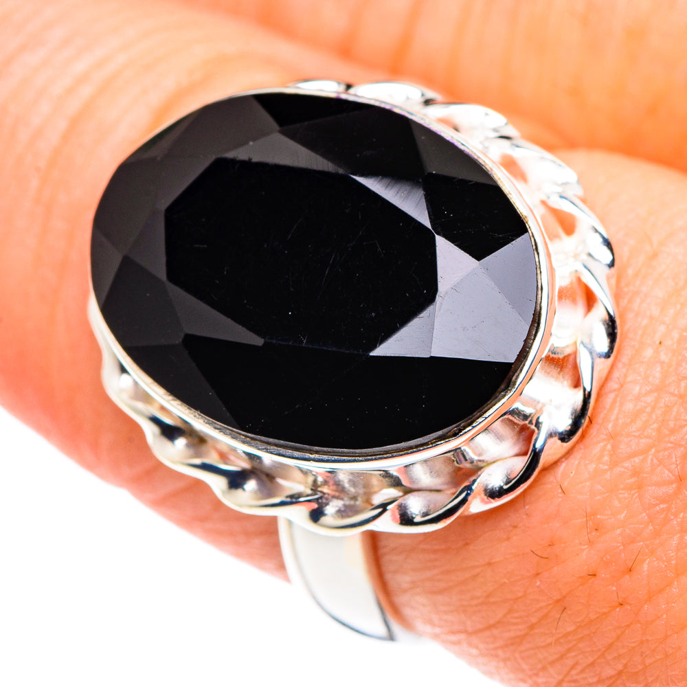 Black Onyx Rings handcrafted by Ana Silver Co - RING90057