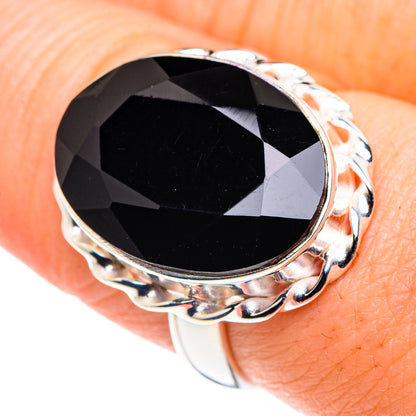 Black Onyx Rings handcrafted by Ana Silver Co - RING90057
