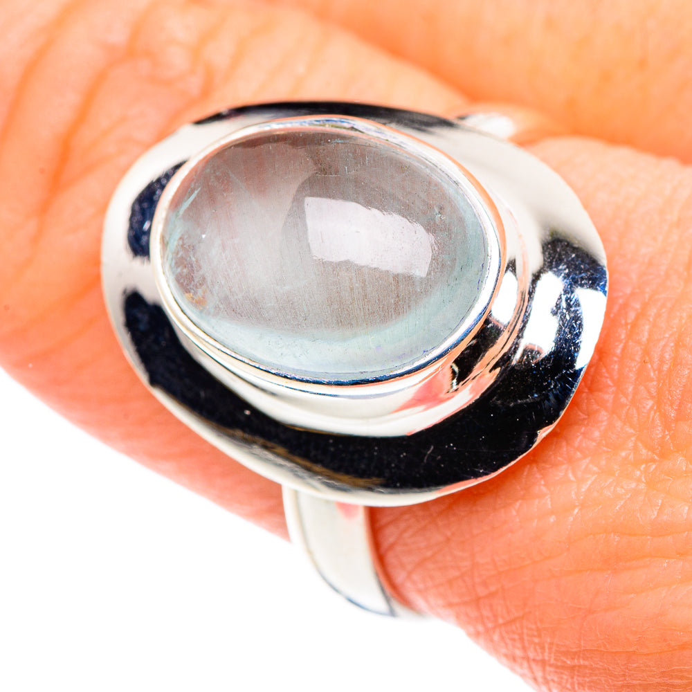 Aquamarine Rings handcrafted by Ana Silver Co - RING90071