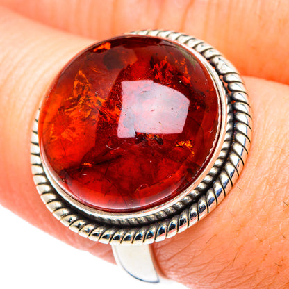 Baltic Amber Rings handcrafted by Ana Silver Co - RING90081