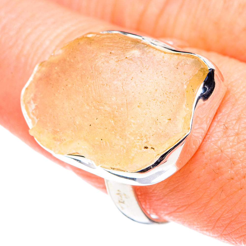 Libyan Glass Rings handcrafted by Ana Silver Co - RING90083