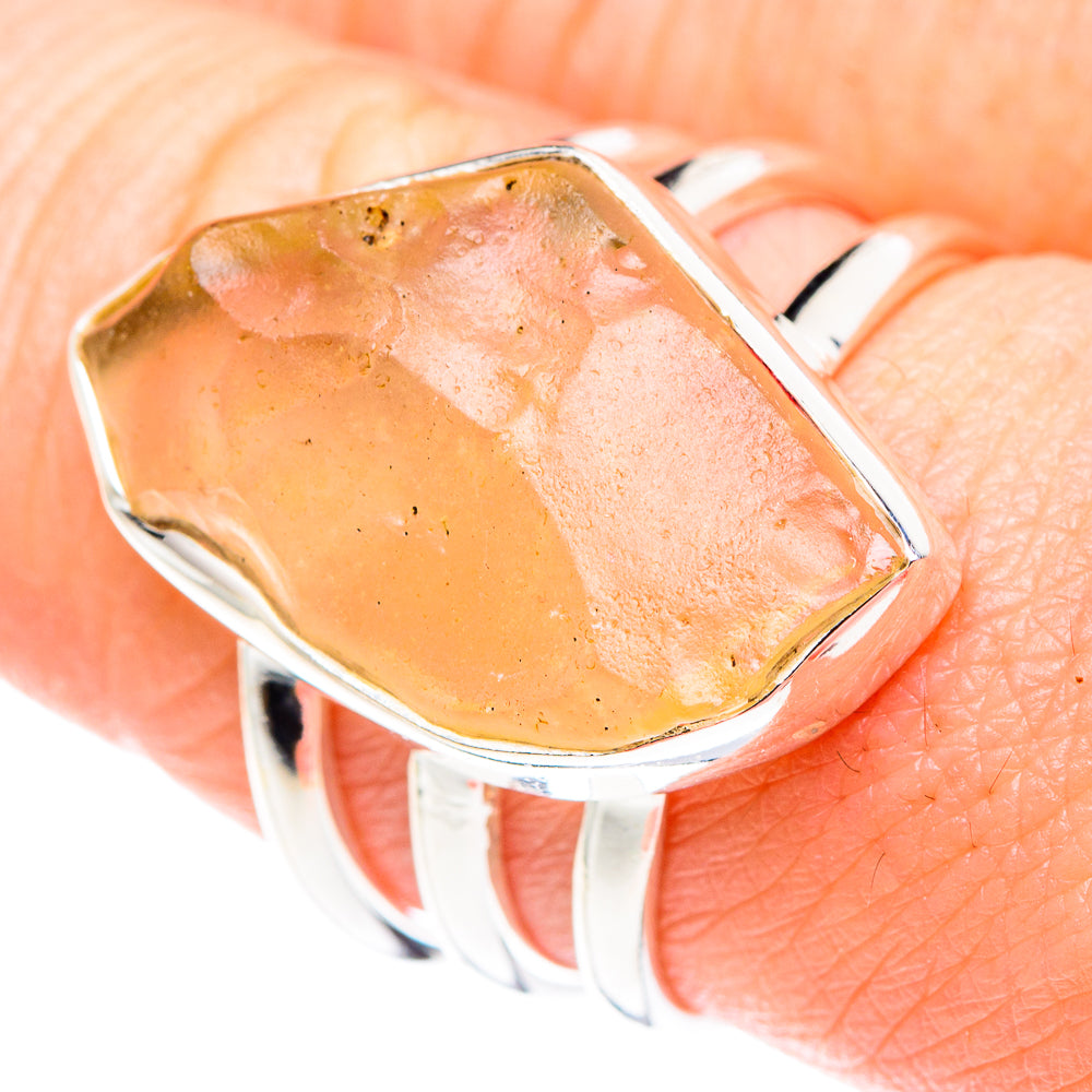 Libyan Glass Rings handcrafted by Ana Silver Co - RING90084