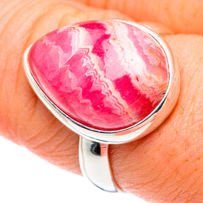 Rhodochrosite Rings handcrafted by Ana Silver Co - RING90086