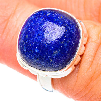 Lapis Lazuli Rings handcrafted by Ana Silver Co - RING90109