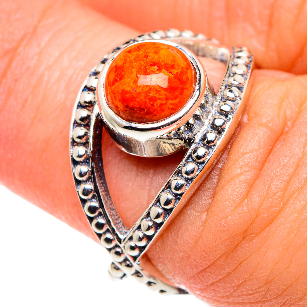 Sunstone Rings handcrafted by Ana Silver Co - RING90116